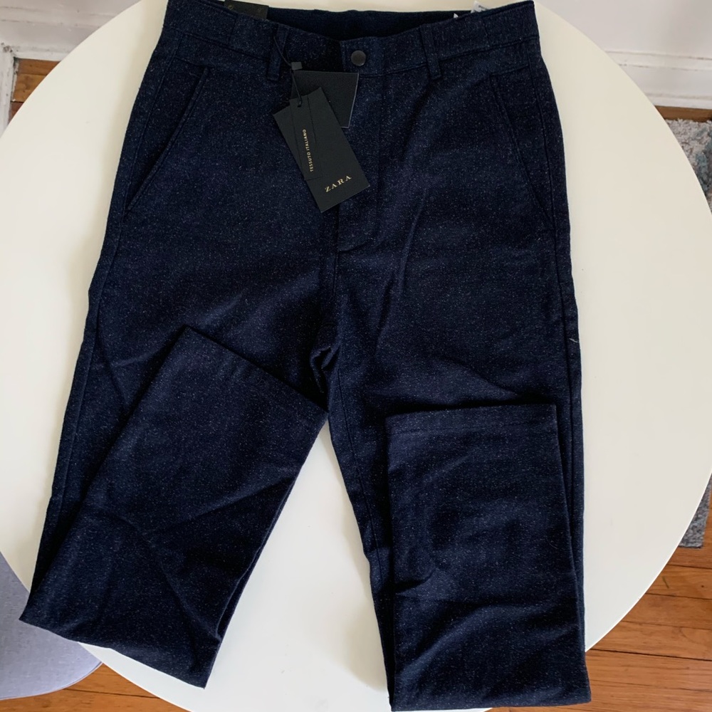 ZARA Wool slim dress pants -size 29